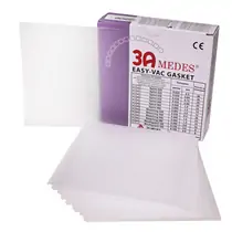 3A Medes EV Gasket Bleaching 040 - пластины квадратные для изготовления капп для отбеливания, размер 127x127 мм, толщина 1,0 мм, 25 шт.