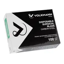 Volkmann 1827-V310-15C - лезвие одноразовое хирургическое из углеродистой стали №15C, 100 шт/уп
