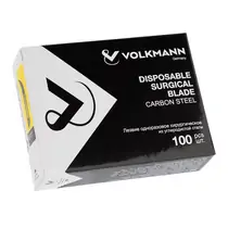 Volkmann 1827-V310-12 - лезвие одноразовое хирургическое из углеродистой стали №12, 100 шт/уп