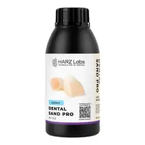 HARZ Labs Dental Sand PRO - фотополимерная смола, цвет бежевый A1-A2, объем 0.5 кг
